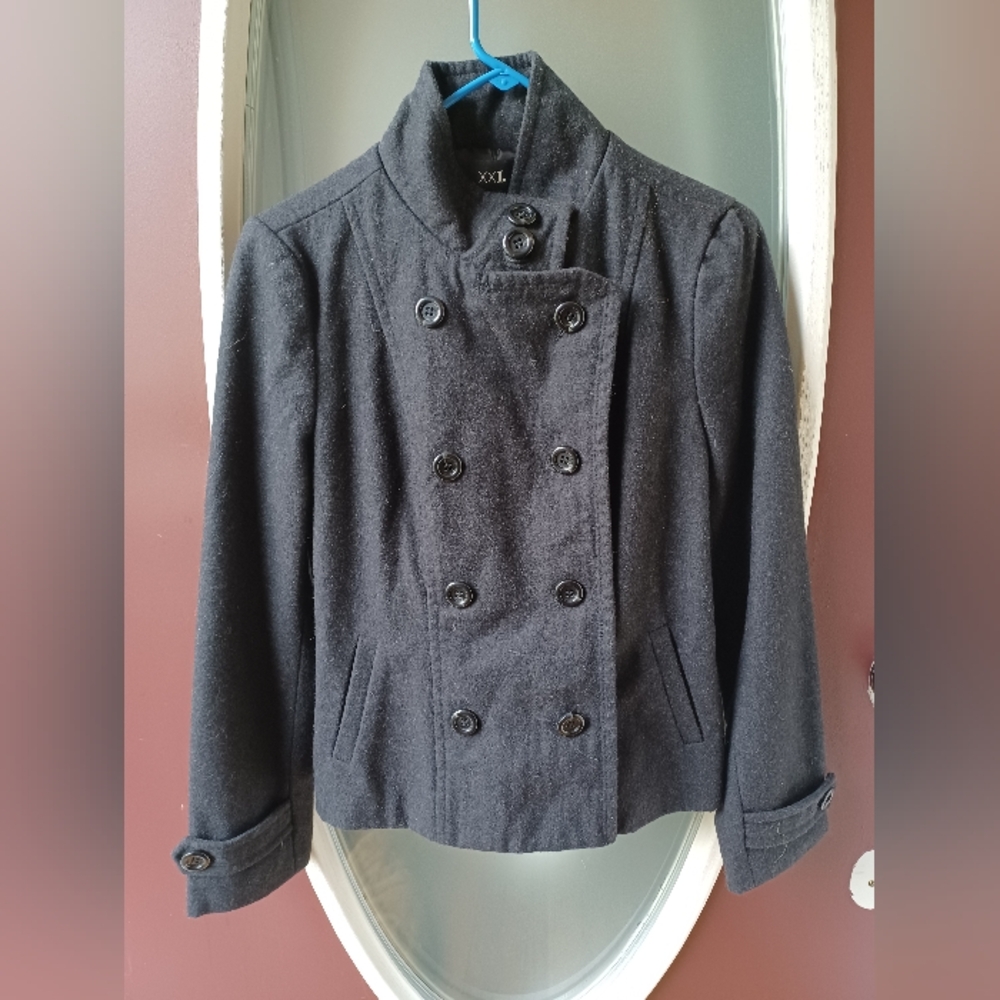 Gray winter coat
